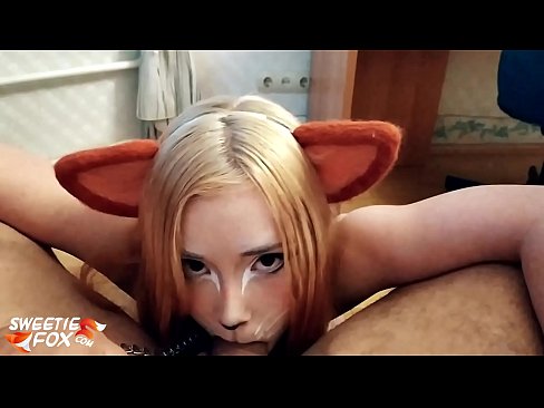 ❤️ Kitsune s'empassa la polla i es corre a la boca Porno al ca.liporno.ru ️❤